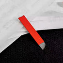 50 Uni Lâminas Tebori Nano Agulhas 12 Pontas Flex 0.18mm Cor Vermelho