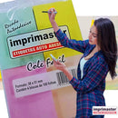 Kit 40 Blocos Recados Cole Fácil 38x50mm Colorido 100fls Cor Amarelo Verde Laranja Rosa Pasteis