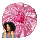 Toca Touca Cetim Extra Grande Dupla Face Ajustável P Rosa pink