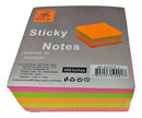 Bloco Adesivo Neon 76x76 C/400 Folhas Colorido