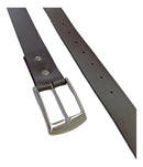 Kit 3 Cintos Social Masculino Plus Size 1,60 Fivela Metal Cor Preto, Marrom e Caramelo Tamanho 120