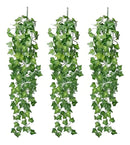 Kit 12 Pendente Planta Artificial Folha Hera 24 Metros