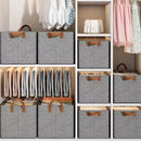 Cesto Organizador De Guarda Roupa Caixa Organizadora Brinquedos Gaveta Cor Cinza Para Roupas Intimas