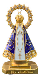 Nossa Senhora Aparecida P/ Painel Carro Dupla Face Atacado Dourado