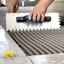 Desempenadeira Aço Dentada 3x1 (36cm) Dentes De 12mm E 10