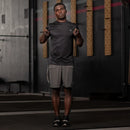 Corda de Pular Muvin Basics Tamanho Ajustável em PVC Corda de Saltos Com Velocidade Para Treino Funcional Exercícios Cross Training Academia Tamanho Máximo 3,15 Metros Cor Preto