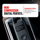 Mini Compressor Digital Simake Bomba De Encher Pneus Portátil Para Carro Bicicleta Motocicletas Cor Preto Com Calibrador