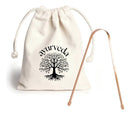 Raspador De Lingua Ayurveda 100% Cobre Com Saquinho Algodão - Ya Shop