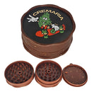 10 Dichavador Grande Ervas Fibra De Coco 3 Partes Atacado Cor Marrom Variados