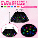 Saia Tule Carnaval Festa Led Tutu Pis Branco 40cm até 100cm
