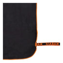 Toalha de microfibra Nabaiji Decathlon tamanho L 80 x 130 cm cinza escuro