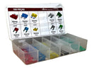 Fusivel Lamina Carro Veiculos Kit Com 100 Pçs Acomp Estojo Hikari