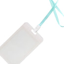 10 Porta Crachá Com Cordão Vertical Por Verde-claro