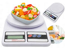 Balança de cozinha digital SQ Cozinha SF400 pesa até 10kg Branco