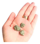 Kit 3 Mini Pirita Bruta Cristal Pedra Natural Prosperidade