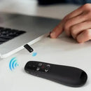 Apresentador Slide Passador Apontador Laser Controle Sem Fio Preto