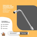 Kit 4 Chaves Biela L Aço Carbono Sextavada Vários 8+10+12+15