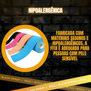 Kit 4 Kinesio Tape Fita Bandagem Funcional Cores Sortidas