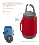 Garrafa Isotérmica 2,5l Com Bico - Atacama - Soprano Cor Vermelho