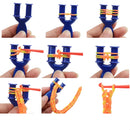 Kit Fabrica Maleta De Elásticos Pulseiras Infantil Cor Sortidas Desenho do tecido Liso Kinneken