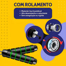 Vittak Corda De Pular Cross 3 Metros Ajustável Silicone Fit Treino Academia Cor Verde