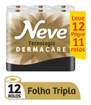 Papel Higiênico Supreme Folha Tripla Com 12 Rolos Neve