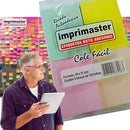 Kit 40 Blocos Recados Cole Fácil 38x50mm Colorido 100fls Cor Amarelo Verde Laranja Rosa Pasteis