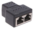 Adaptador Duplicador Para Cabo De Rede Entradas Rj45 Fêmeas