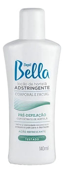 Loção Pré Depilação Hortelã Rosto Corporal 140ml Depil Bella