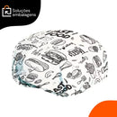 Papel Acoplado Lanches  Frios Delivery 30x38  C/ 400 Preto Diversos