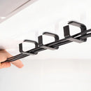 Kit 14 Organizador De Cabos Esconder Fios Embaixo De Mesa