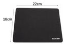 Mouse Pad Multilaser AC027 de tecido 220x180x 2mm preto