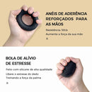 Handgrip Mão Ajustável 60kg Contador Fisioterapia Academia Cor Preto