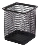 Organizador De Mesa Porta Treco Aramado Porta Lápis E Caneta Cor QUADRADO PRETO
