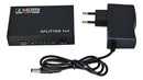 Distribuidor Divisor Splitter Hdmi 1x4 1.4v Full 3d 1080p Speed Shop