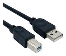 Cabo Usb Impressora 3 Metros Tipo B 3m Para Hp Epson Canon