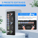 Pedal de Efeito M-Vave Cube Baby Preto Multifuncional Guitarra Elétrica