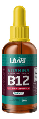 Vitamina Metilcobalamina B12 Gotas 20ml Liquida Sublingual Uvits
