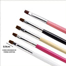 Pincel Lingua De Gato Para Unhas De Gel