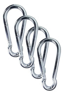 Mosquetão 8cm profissional suporta 230kg 10 unidades