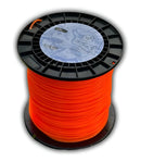 Willmax Fio Nylon Quadrado 3,00mm, Bobina 2,25kg, Aprox 255m. Cor Laranja-escuro
