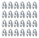 50 Unidades Grampo Para Cabo De Aço Leve 03-1/8 Starfer