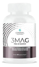 3mag Pool De Magnesio Pote com 60 Capsulas Central Nutrition Sabor Neutro