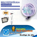 Kit 02 Rele Fotocelula Sensor Corujito Qr51 C/suporte