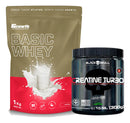 Kit Whey Growth 1kg + Creatina Blac Natural-Creatina-Limão