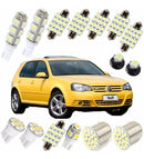 Kit Lampadas Led Golf Polo Hatch Pingo Teto Placa Ré Torpedo - Branca Golf Polo