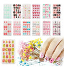 Kit 120 Unha Postiça Kids Infantil 10 Caixa Revenda Atacado