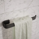 Kit Acessórios Banheiro Preto 6 Peças Lavabo Moderno