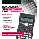 Calculadora Científica De 12 Dígitos 240 Funções Logaritmo Estudante Faculdade Engenharia Com Capa Protetora