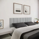 Cabeceira em Módulos Estofados Cama Queen 160 cm x 45 cm marca RR Shopp color Cinza-claro